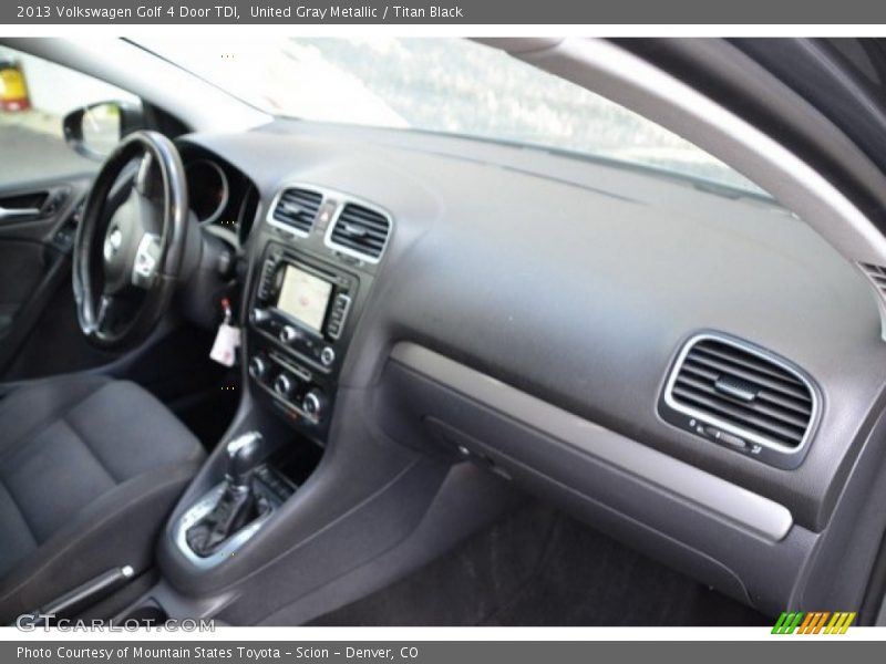 United Gray Metallic / Titan Black 2013 Volkswagen Golf 4 Door TDI