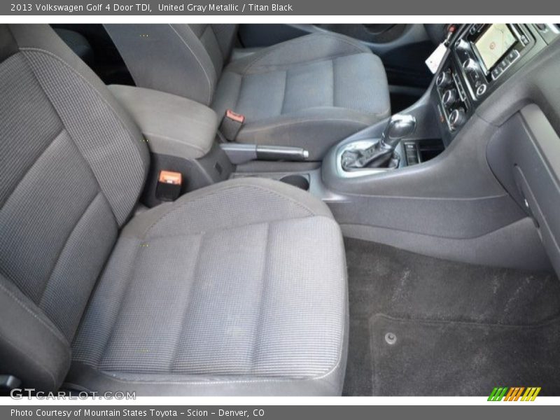 United Gray Metallic / Titan Black 2013 Volkswagen Golf 4 Door TDI