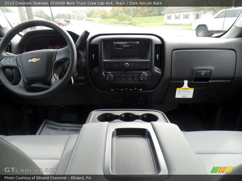 Black / Dark Ash/Jet Black 2019 Chevrolet Silverado 3500HD Work Truck Crew Cab 4x4