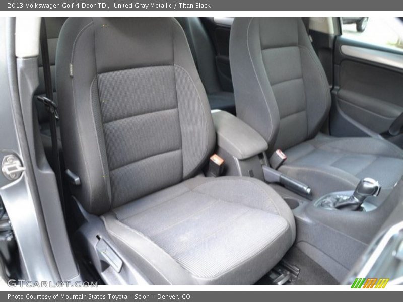 United Gray Metallic / Titan Black 2013 Volkswagen Golf 4 Door TDI
