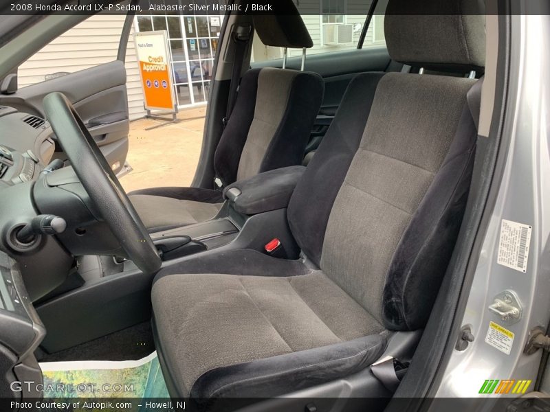 Alabaster Silver Metallic / Black 2008 Honda Accord LX-P Sedan