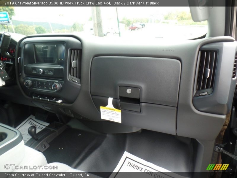Black / Dark Ash/Jet Black 2019 Chevrolet Silverado 3500HD Work Truck Crew Cab 4x4