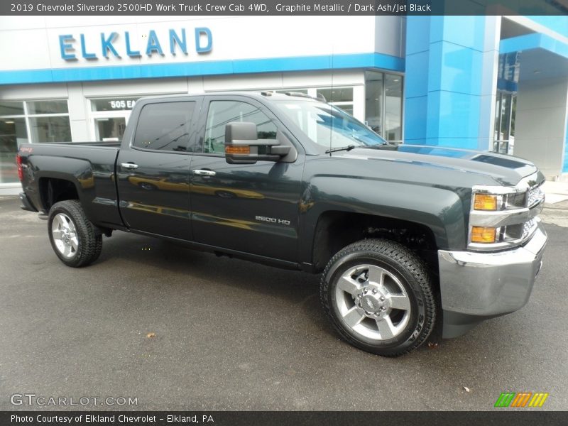 Graphite Metallic / Dark Ash/Jet Black 2019 Chevrolet Silverado 2500HD Work Truck Crew Cab 4WD