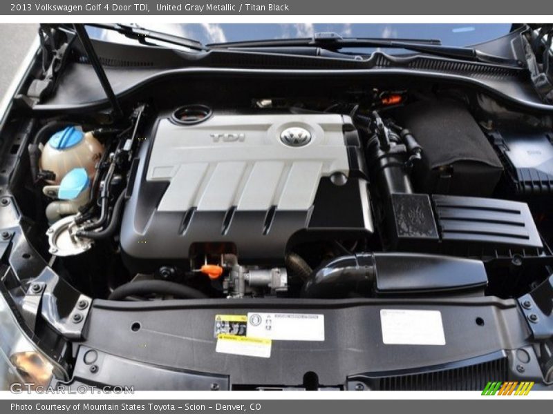 United Gray Metallic / Titan Black 2013 Volkswagen Golf 4 Door TDI