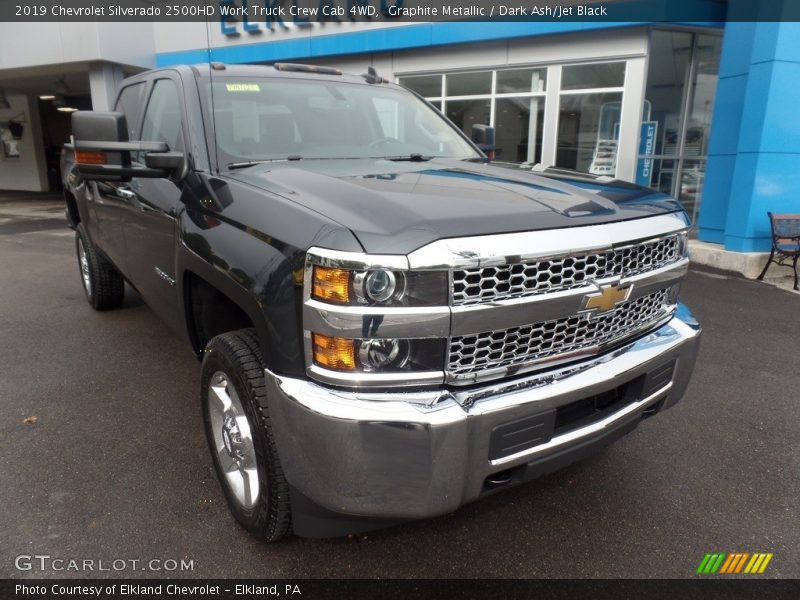 Graphite Metallic / Dark Ash/Jet Black 2019 Chevrolet Silverado 2500HD Work Truck Crew Cab 4WD