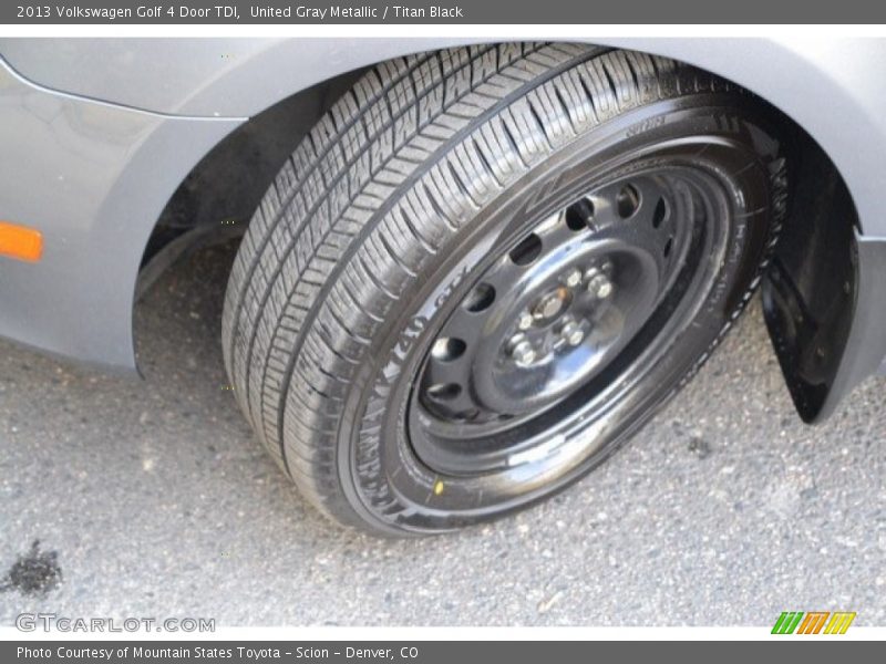 United Gray Metallic / Titan Black 2013 Volkswagen Golf 4 Door TDI