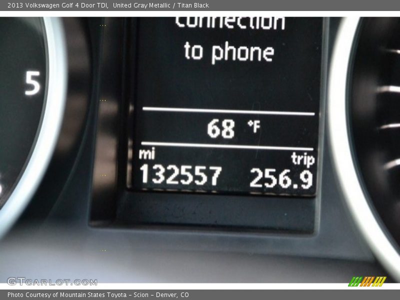 United Gray Metallic / Titan Black 2013 Volkswagen Golf 4 Door TDI