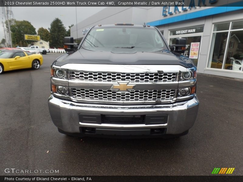 Graphite Metallic / Dark Ash/Jet Black 2019 Chevrolet Silverado 2500HD Work Truck Crew Cab 4WD