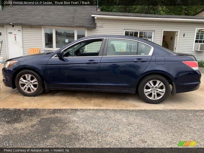 Royal Blue Pearl / Black 2009 Honda Accord LX-P Sedan