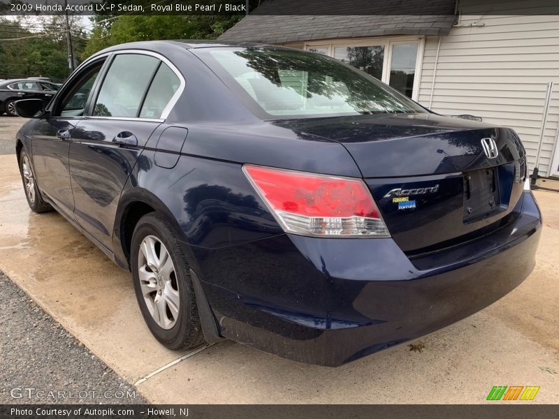 Royal Blue Pearl / Black 2009 Honda Accord LX-P Sedan
