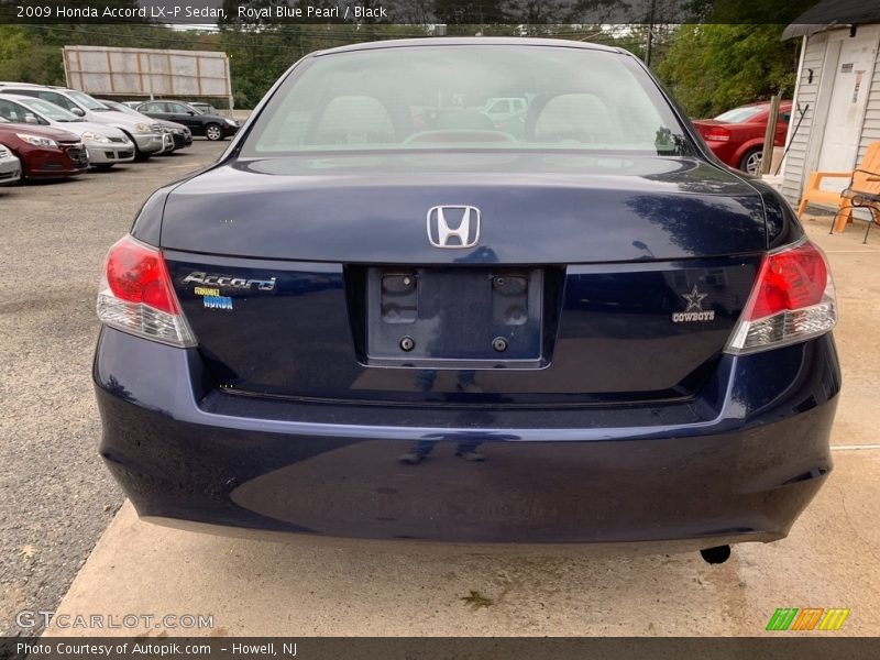 Royal Blue Pearl / Black 2009 Honda Accord LX-P Sedan