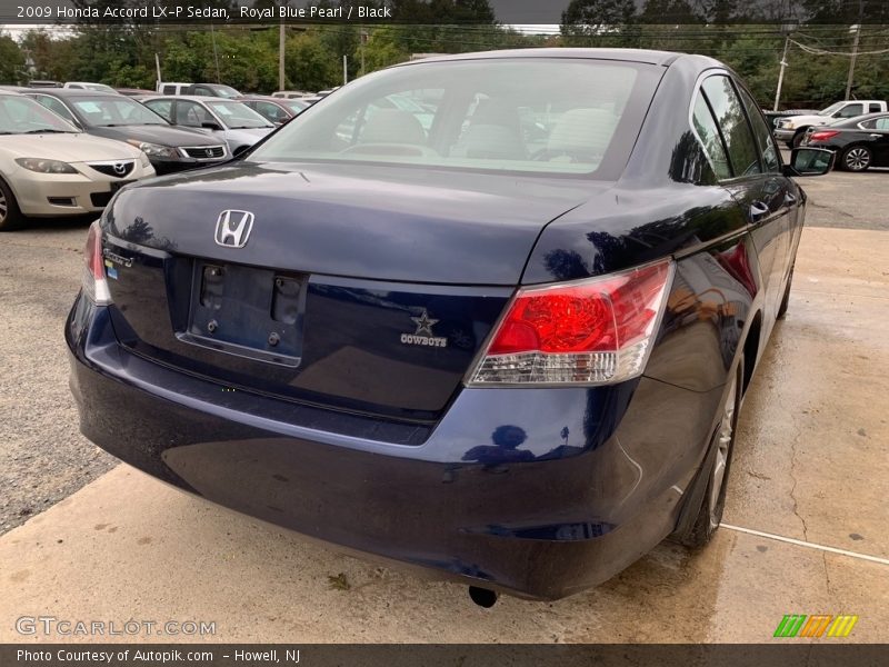 Royal Blue Pearl / Black 2009 Honda Accord LX-P Sedan