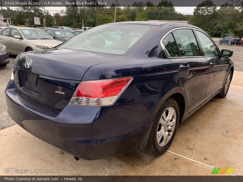Royal Blue Pearl / Black 2009 Honda Accord LX-P Sedan