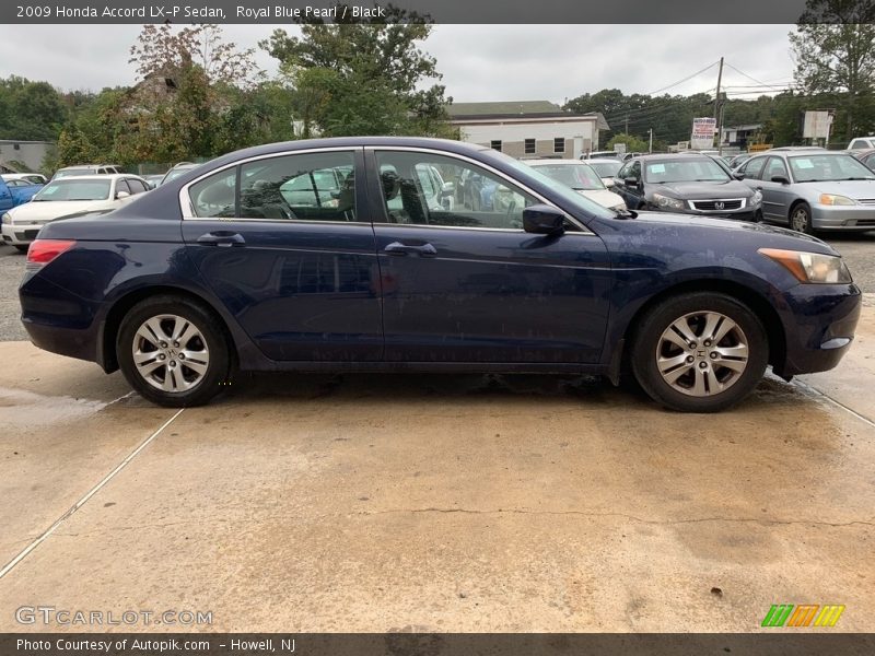 Royal Blue Pearl / Black 2009 Honda Accord LX-P Sedan