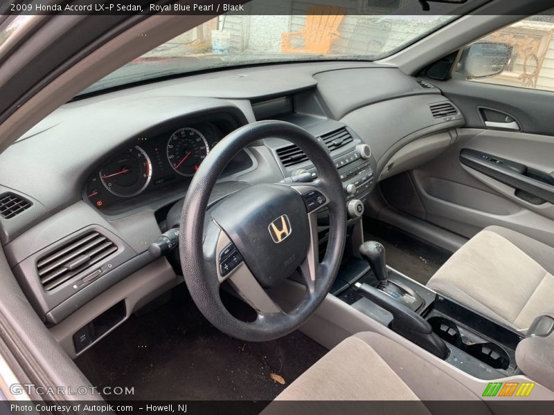Royal Blue Pearl / Black 2009 Honda Accord LX-P Sedan