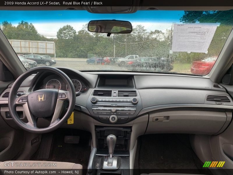 Royal Blue Pearl / Black 2009 Honda Accord LX-P Sedan