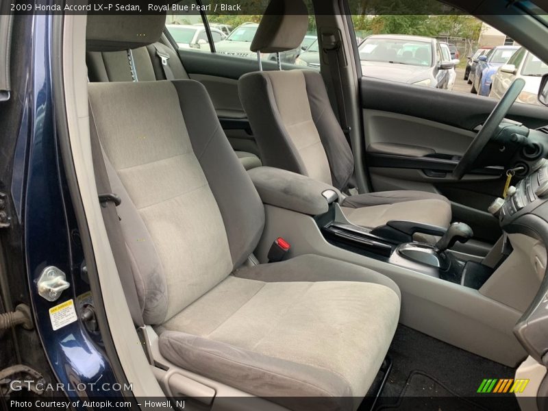 Royal Blue Pearl / Black 2009 Honda Accord LX-P Sedan