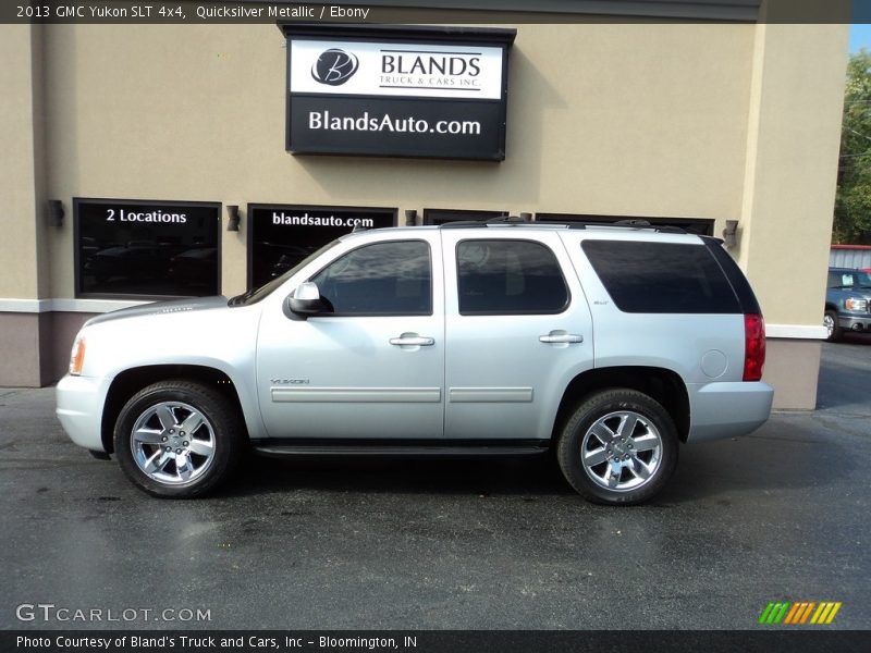 Quicksilver Metallic / Ebony 2013 GMC Yukon SLT 4x4