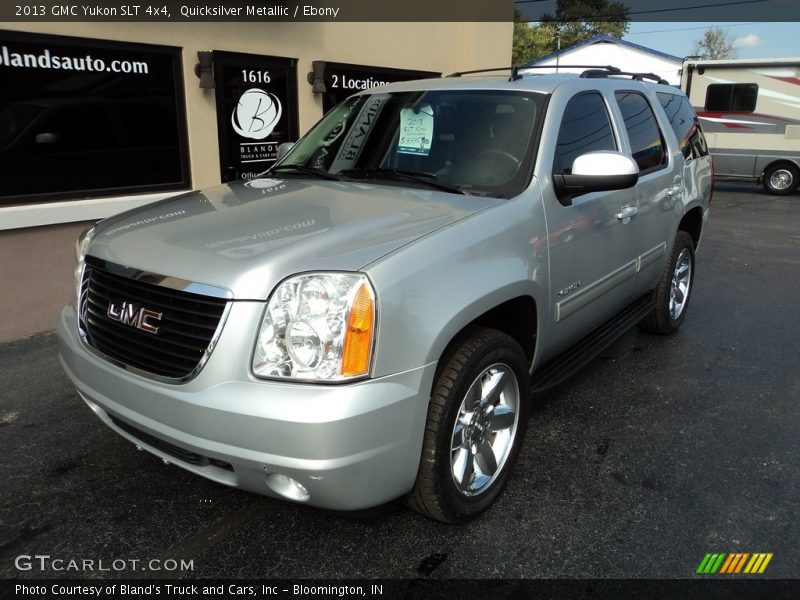 Quicksilver Metallic / Ebony 2013 GMC Yukon SLT 4x4