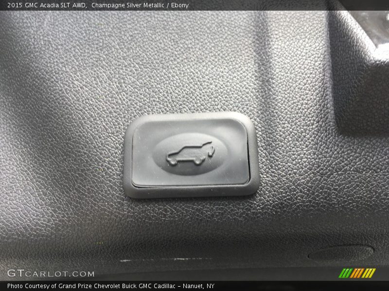 Champagne Silver Metallic / Ebony 2015 GMC Acadia SLT AWD