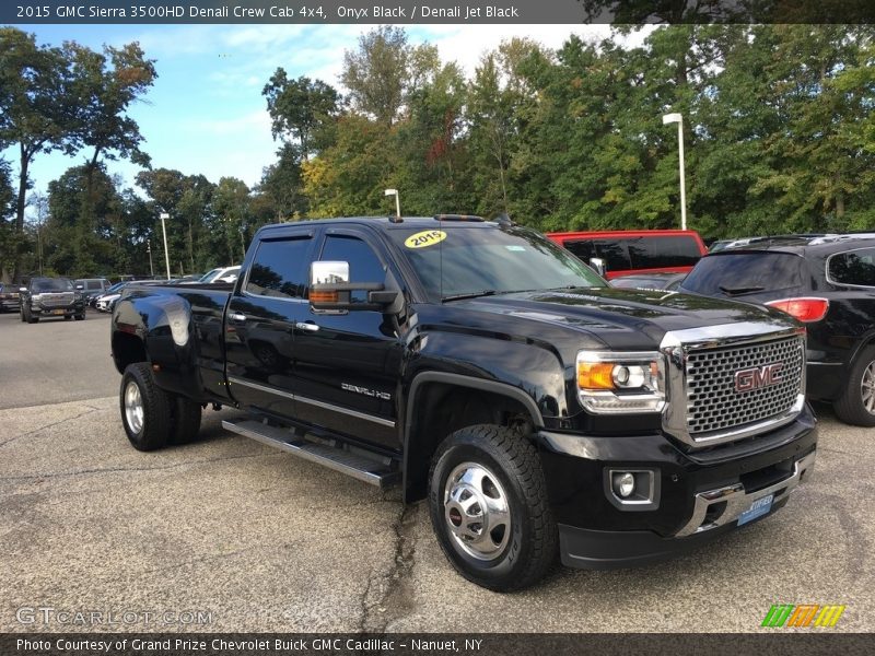 Onyx Black / Denali Jet Black 2015 GMC Sierra 3500HD Denali Crew Cab 4x4