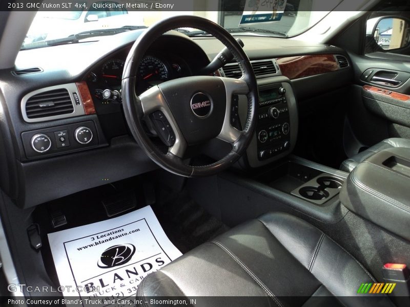 Quicksilver Metallic / Ebony 2013 GMC Yukon SLT 4x4
