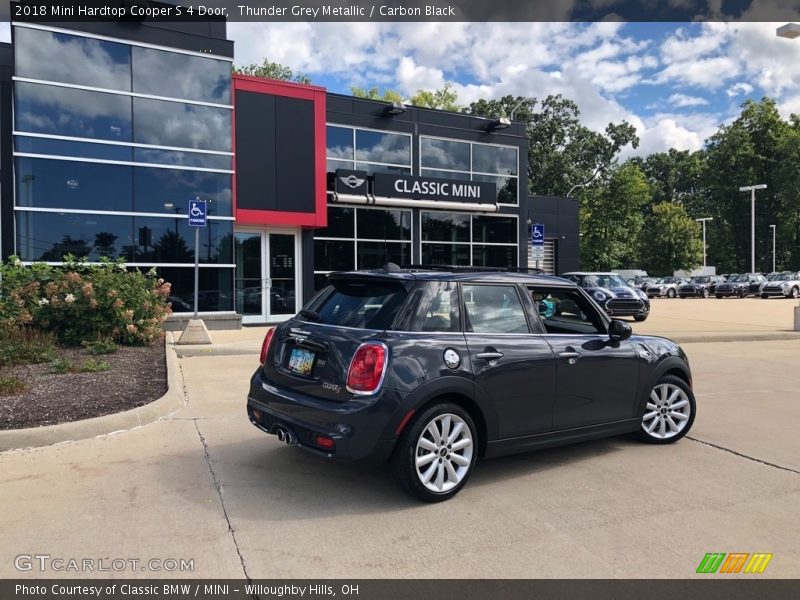 Thunder Grey Metallic / Carbon Black 2018 Mini Hardtop Cooper S 4 Door