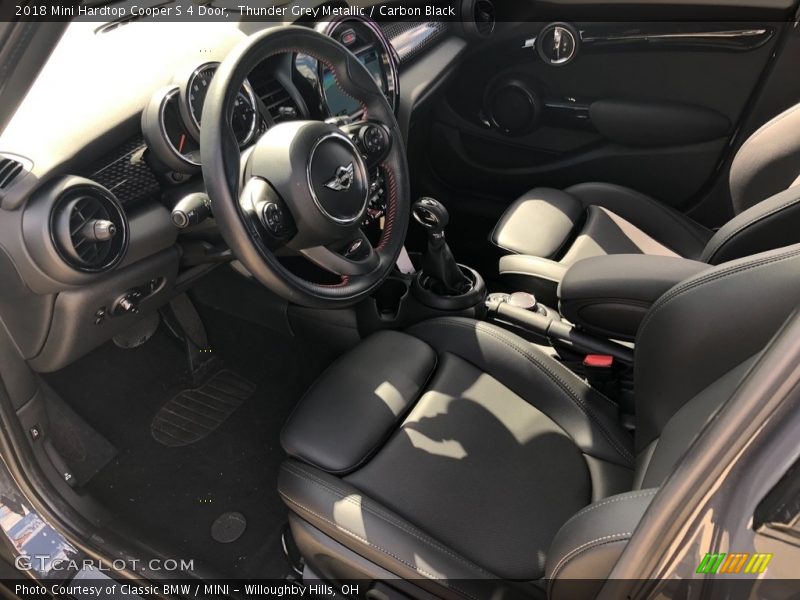 Thunder Grey Metallic / Carbon Black 2018 Mini Hardtop Cooper S 4 Door