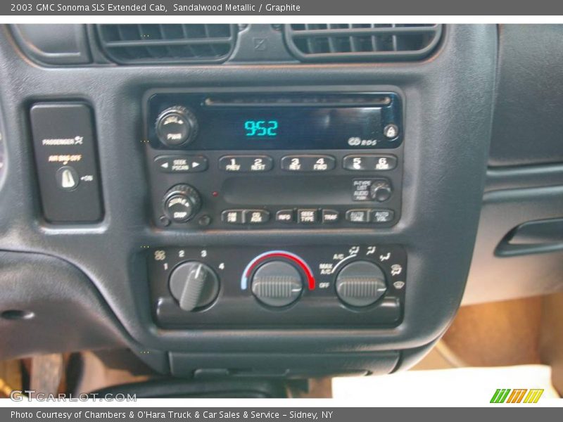 Sandalwood Metallic / Graphite 2003 GMC Sonoma SLS Extended Cab