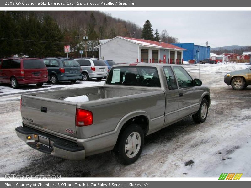 Sandalwood Metallic / Graphite 2003 GMC Sonoma SLS Extended Cab