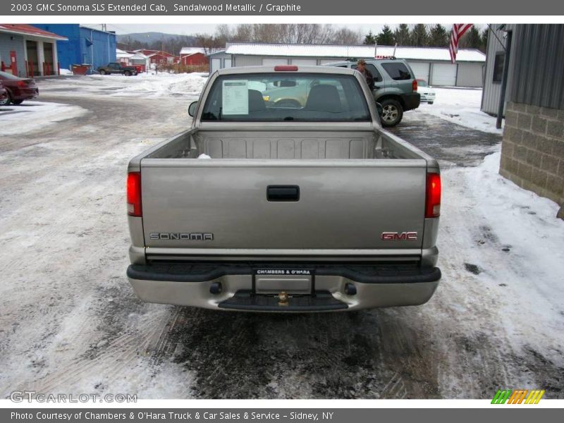 Sandalwood Metallic / Graphite 2003 GMC Sonoma SLS Extended Cab