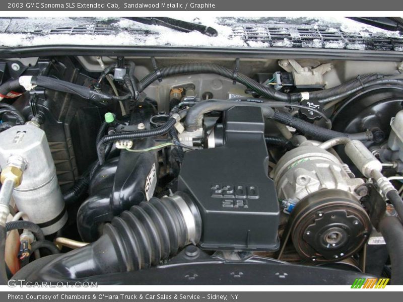 Sandalwood Metallic / Graphite 2003 GMC Sonoma SLS Extended Cab