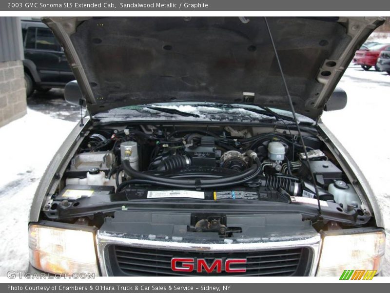 Sandalwood Metallic / Graphite 2003 GMC Sonoma SLS Extended Cab