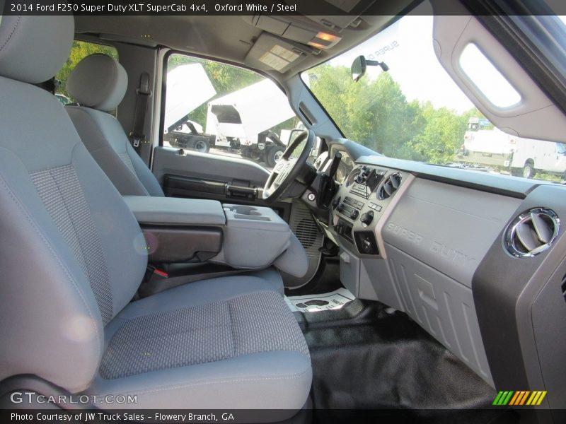 Oxford White / Steel 2014 Ford F250 Super Duty XLT SuperCab 4x4