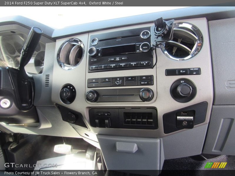 Oxford White / Steel 2014 Ford F250 Super Duty XLT SuperCab 4x4