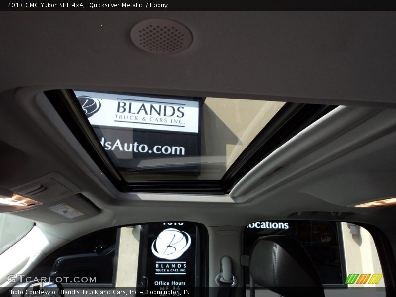 Quicksilver Metallic / Ebony 2013 GMC Yukon SLT 4x4