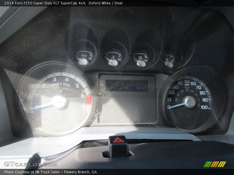 Oxford White / Steel 2014 Ford F250 Super Duty XLT SuperCab 4x4
