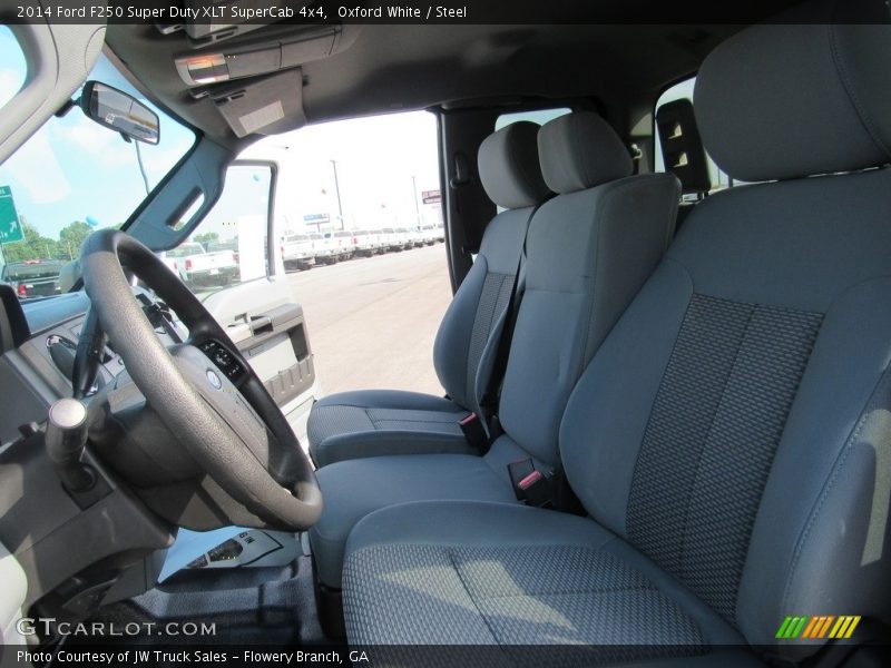 Oxford White / Steel 2014 Ford F250 Super Duty XLT SuperCab 4x4