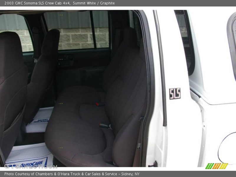 Summit White / Graphite 2003 GMC Sonoma SLS Crew Cab 4x4