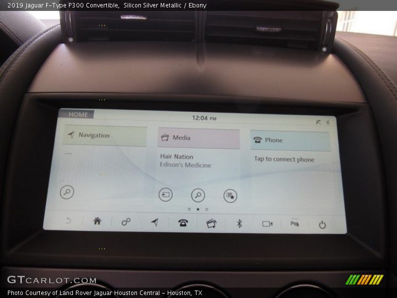 Silicon Silver Metallic / Ebony 2019 Jaguar F-Type P300 Convertible