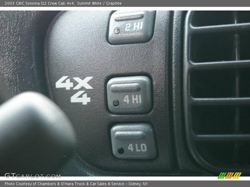 Summit White / Graphite 2003 GMC Sonoma SLS Crew Cab 4x4
