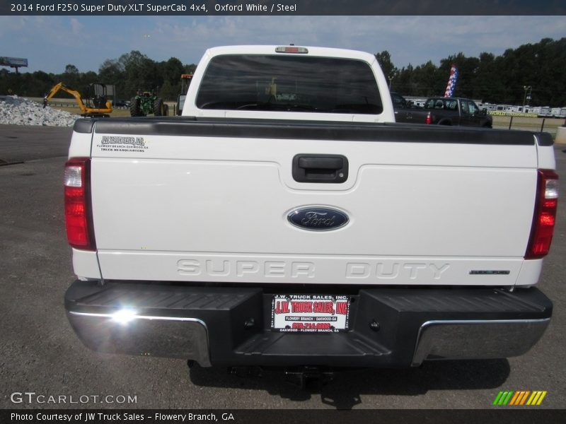 Oxford White / Steel 2014 Ford F250 Super Duty XLT SuperCab 4x4