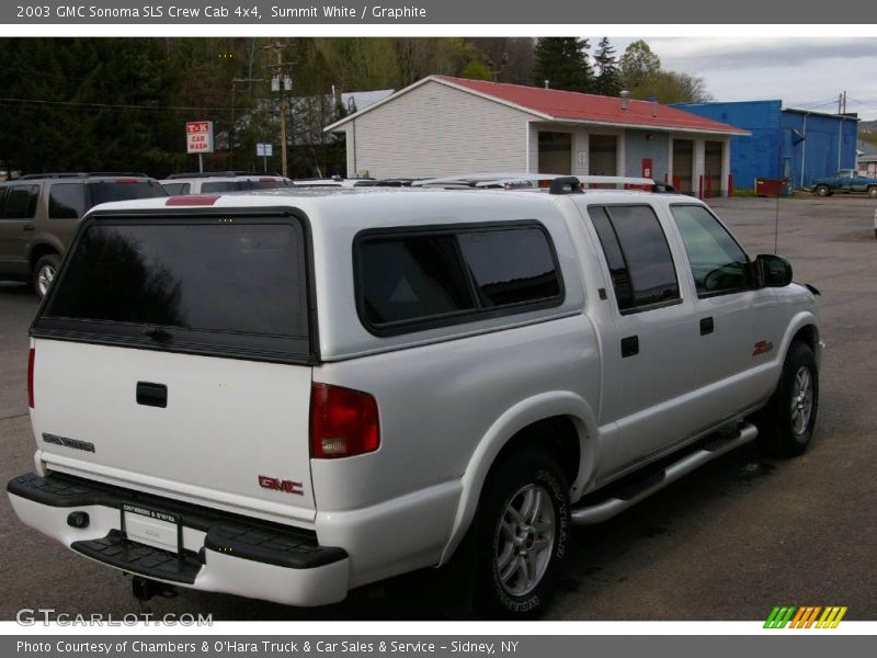Summit White / Graphite 2003 GMC Sonoma SLS Crew Cab 4x4