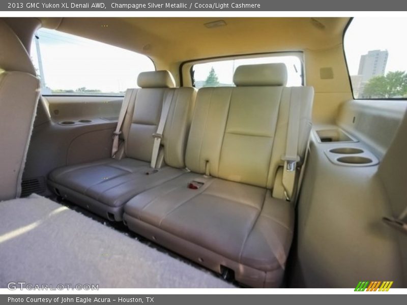 Champagne Silver Metallic / Cocoa/Light Cashmere 2013 GMC Yukon XL Denali AWD