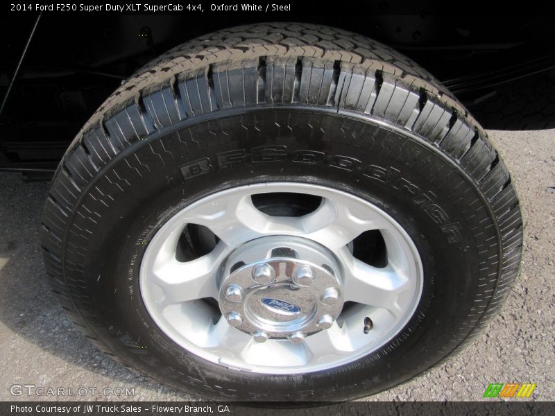 Oxford White / Steel 2014 Ford F250 Super Duty XLT SuperCab 4x4