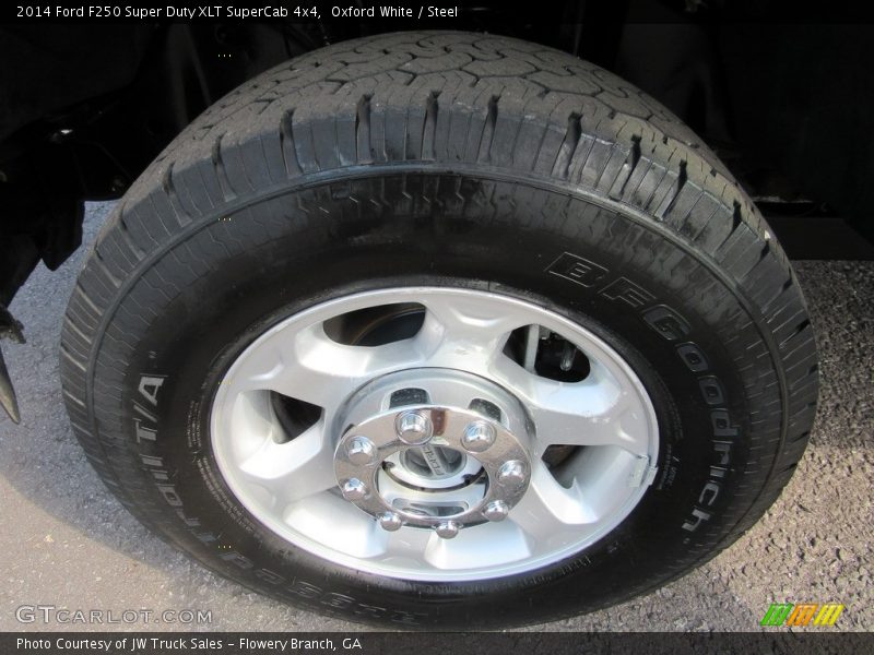 Oxford White / Steel 2014 Ford F250 Super Duty XLT SuperCab 4x4