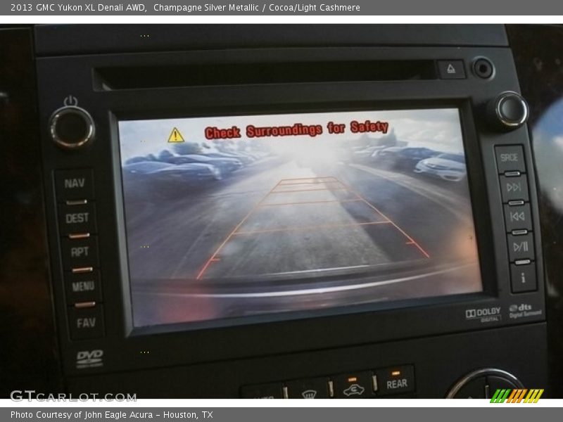 Champagne Silver Metallic / Cocoa/Light Cashmere 2013 GMC Yukon XL Denali AWD