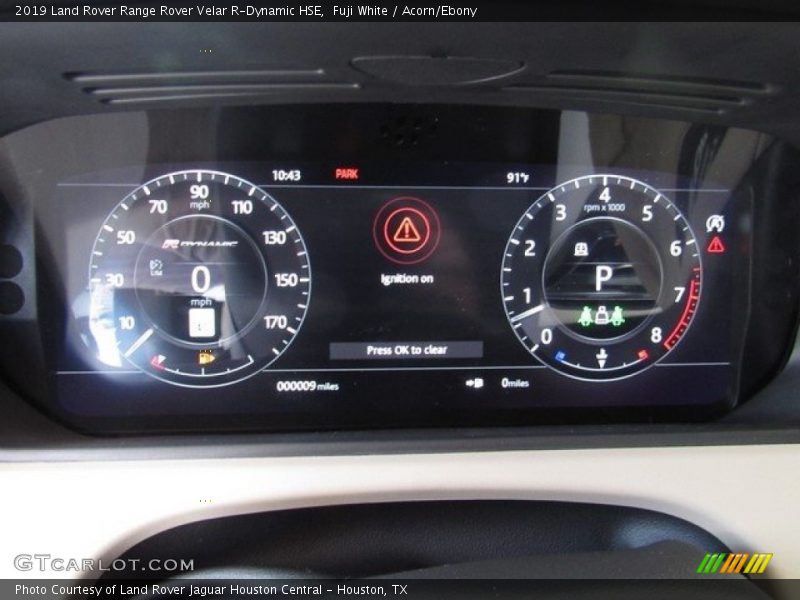  2019 Range Rover Velar R-Dynamic HSE R-Dynamic HSE Gauges