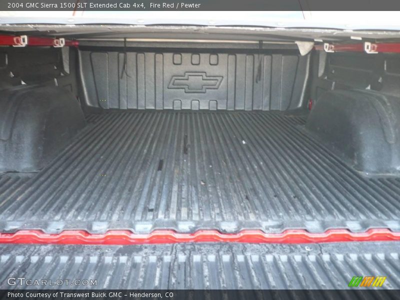 Fire Red / Pewter 2004 GMC Sierra 1500 SLT Extended Cab 4x4