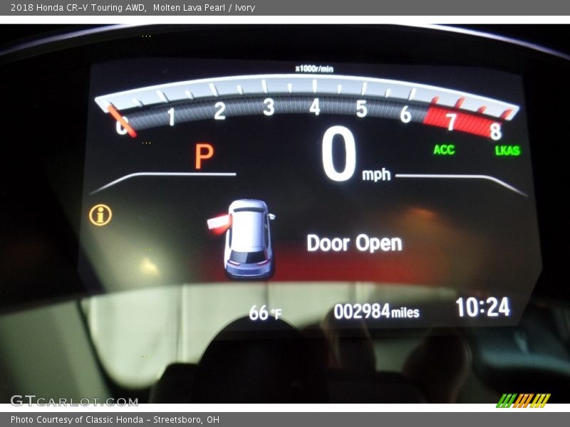 Molten Lava Pearl / Ivory 2018 Honda CR-V Touring AWD